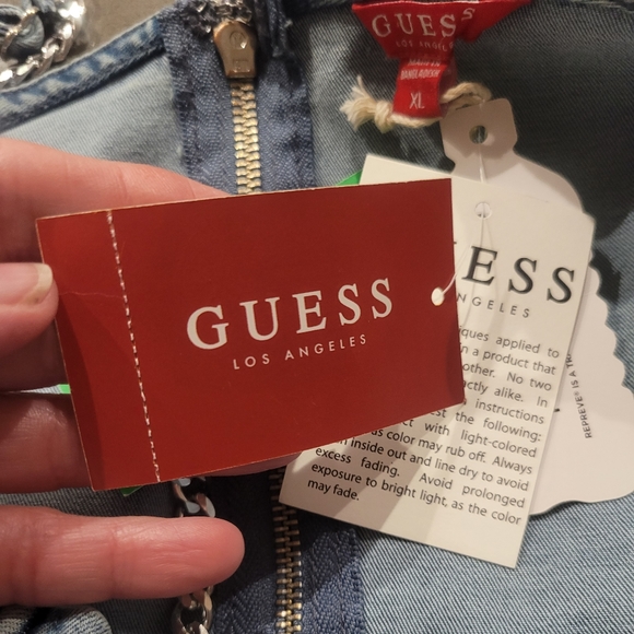NWT Guess denim bustier - Picture 5 of 6